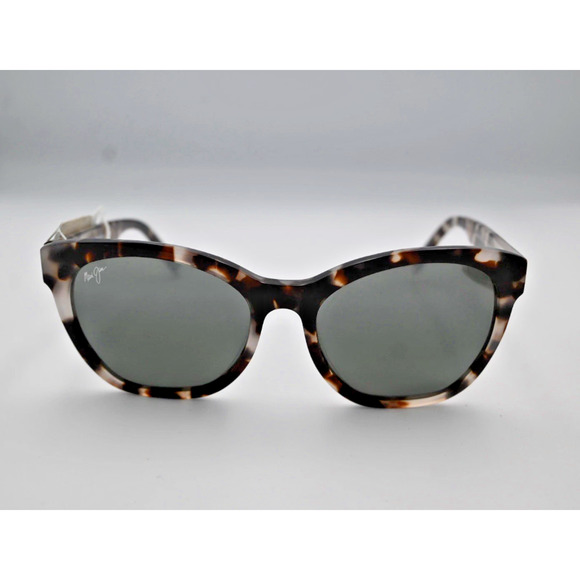 Maui Jim Alulu Sunglasses Cat Eye Tokyo Tortoise Polarized Grey 56 - 19 - 145 - Picture 1 of 6